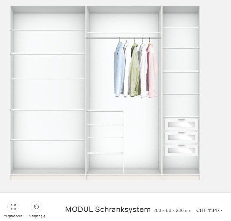 Micasa Armadi: Schrank Micasa Modul 5-Türig – Usato da Grüt (Gossau ZH) venduto da Rocks55