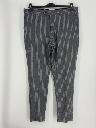 Gestreifte Herren Hose Gr. 50 von La Redoute mit Leinen