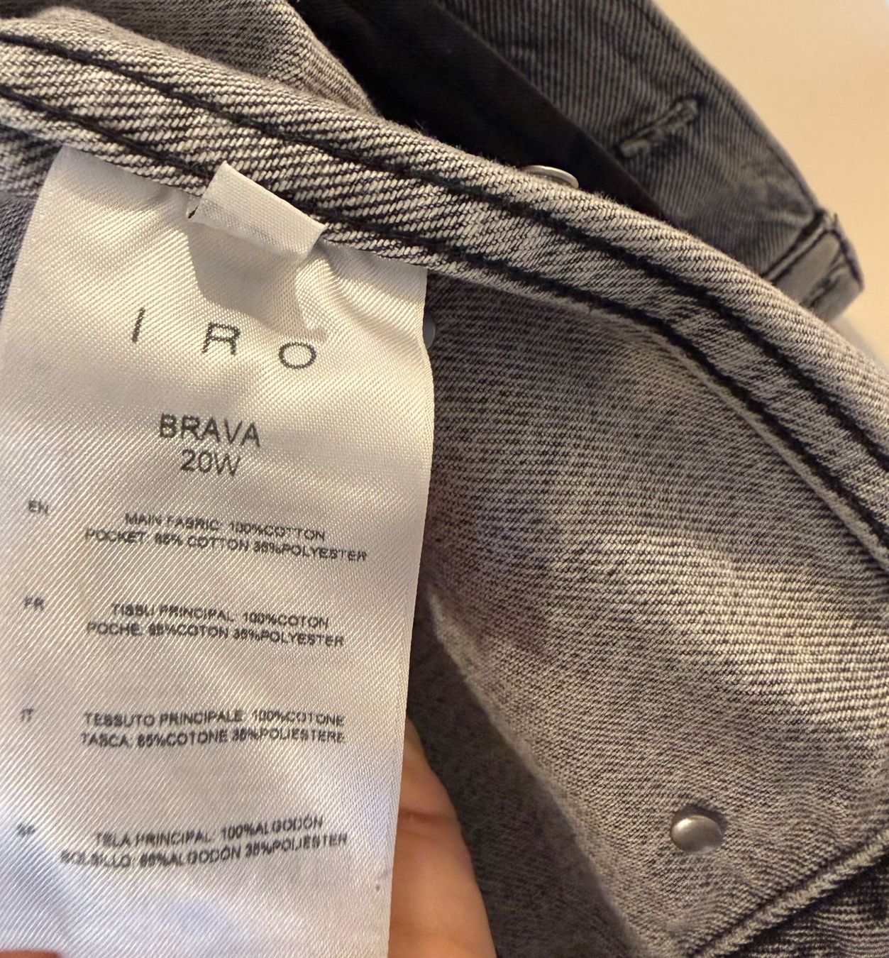 Iro Giacche: Iro Paris denim jacket, 34 fr – Usato da Zürich venduto da kuz_mnn9 3