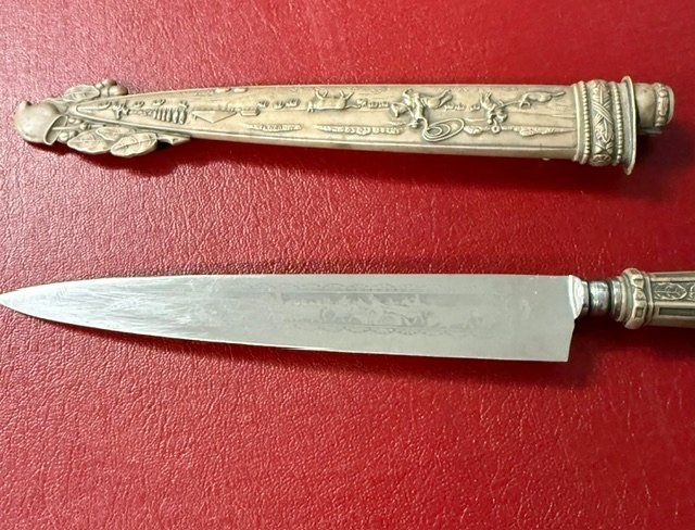 Posate: Antikes Jagdmesser, (Gauscha) – Usato da Gersau venduto da pandabear01 2