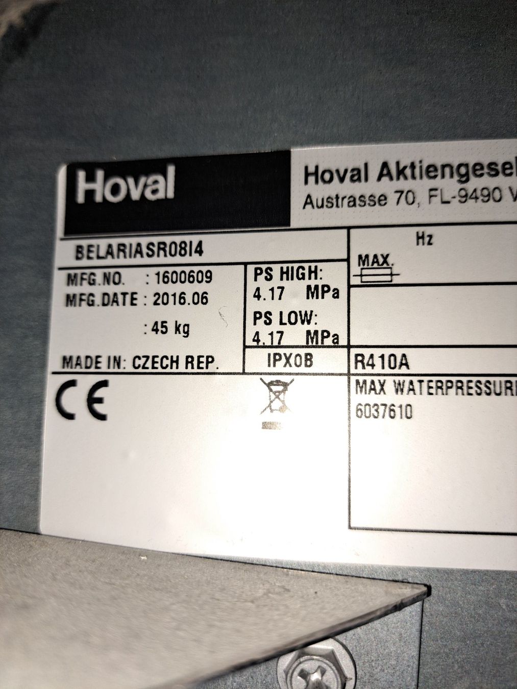 Hoval Radiateurs: Wärmepumpe Hoval 8 kW – D'occasion à Schwanden GL par roerich20 8