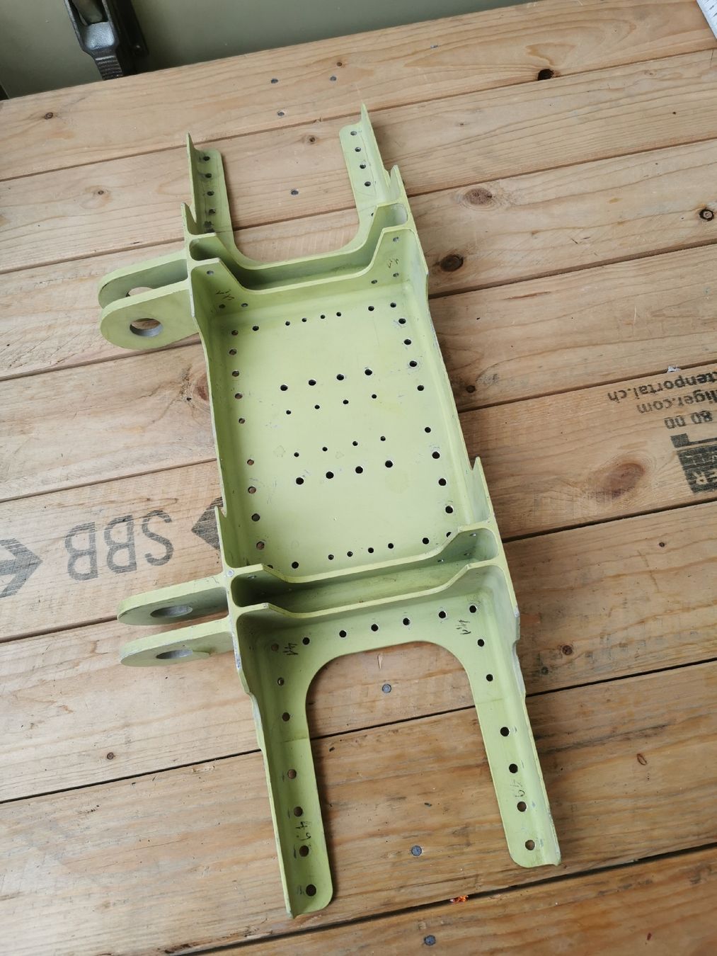 Misurare: Strukturteil Flugzeugteil Fliegee Luftwaffe  – Usato da Neuenkirch venduto da bf-109