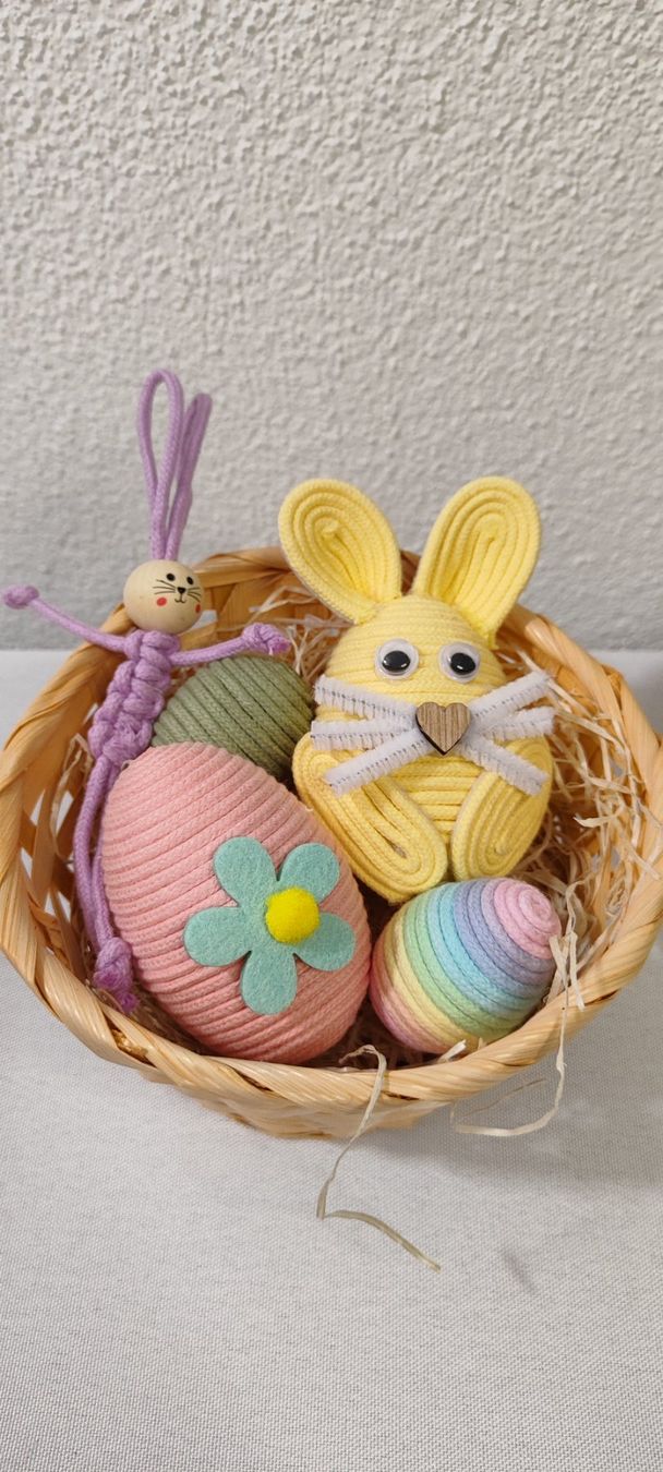 Tutte le decorazioni: Makramee Osternest 🐰 – Nuovo e nell'imballaggio originale da Männedorf venduto da mes_7725 2