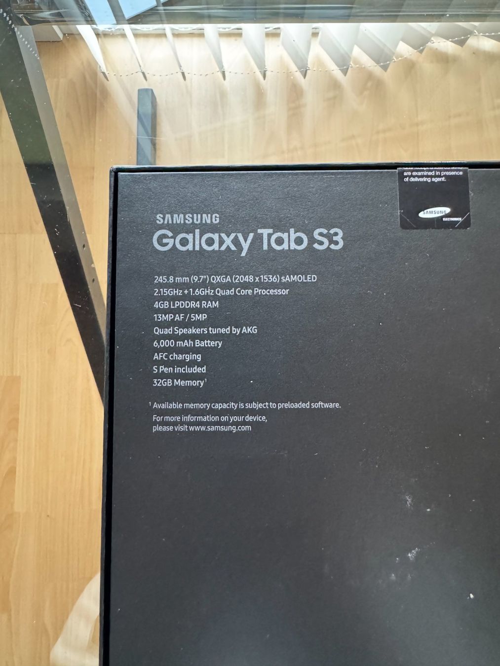 Samsung Tablet PC: Samsung Galaxy Tab S3 noire avec accessoires – Usato da Engollon venduto da Winters91 4