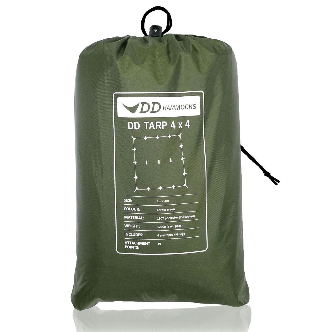 DD Hammocks Altro per Esercito: DD Hammocks Tarp 4 x 4 Meter Forest grün – Nuovo e nell'imballaggio originale da Tulln venduto da HaengemattenShop