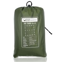DD Hammocks Tarp 4 x 4 Meter Forest grün