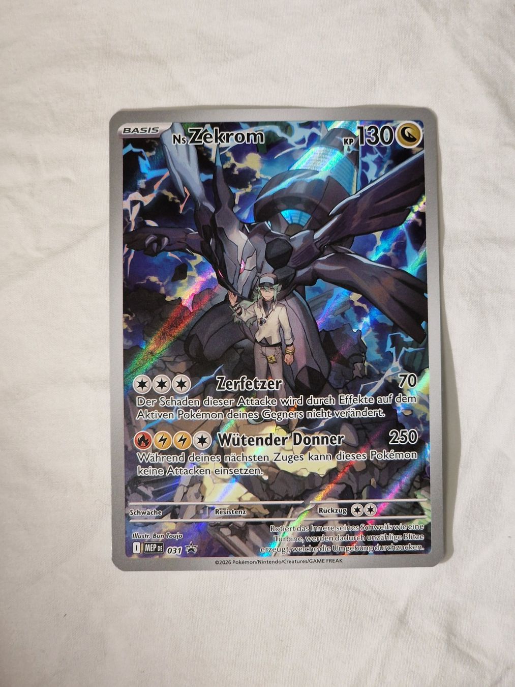 Pokémon Carte collezionabili: N's Zekrom 031 – Usato da Binningen venduto da oscark77