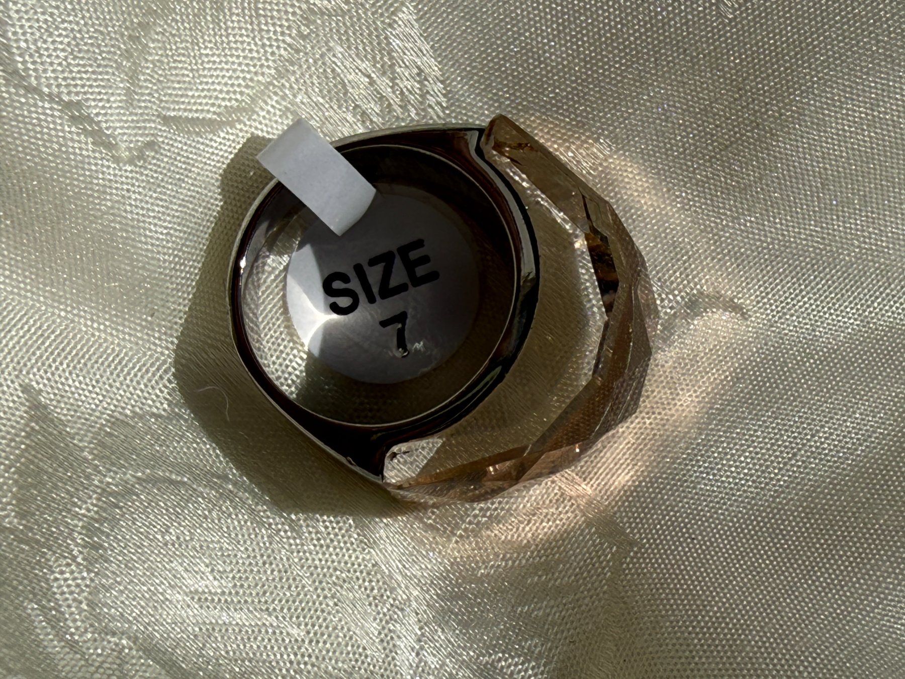 Ringe: Ring, Kunststoff, ca. 20 mm Durchmesser - NEU – Neu und originalverpackt aus Vacallo von cri_229f 1