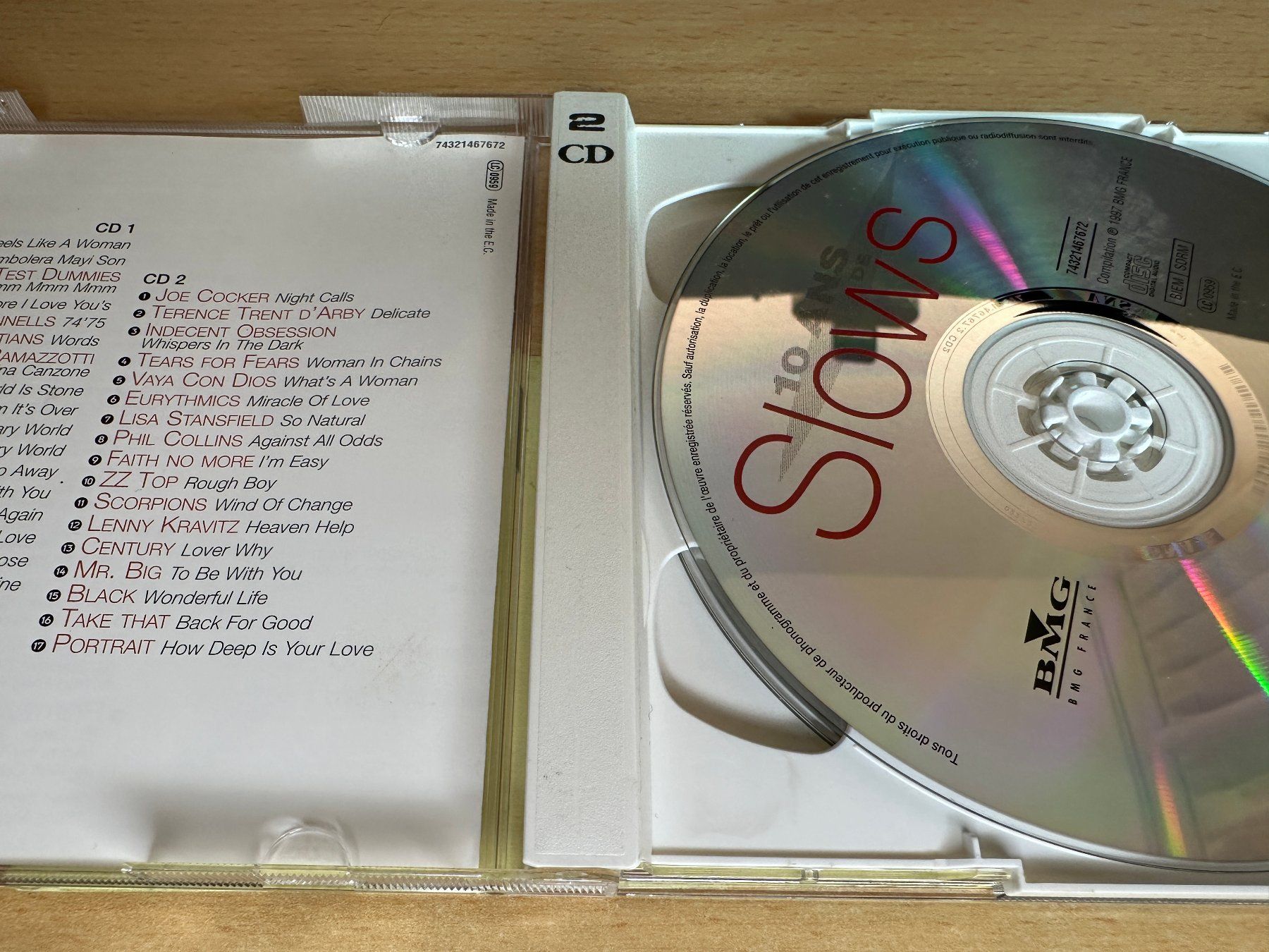CD: Various Artists - 10 Ans de Slows - 2 CD – Usato da Rikon im Tösstal venduto da Alpenmutz 2