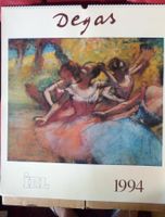 12 Reproduktionen nach Edgar Degas / Kalender 1994 %%