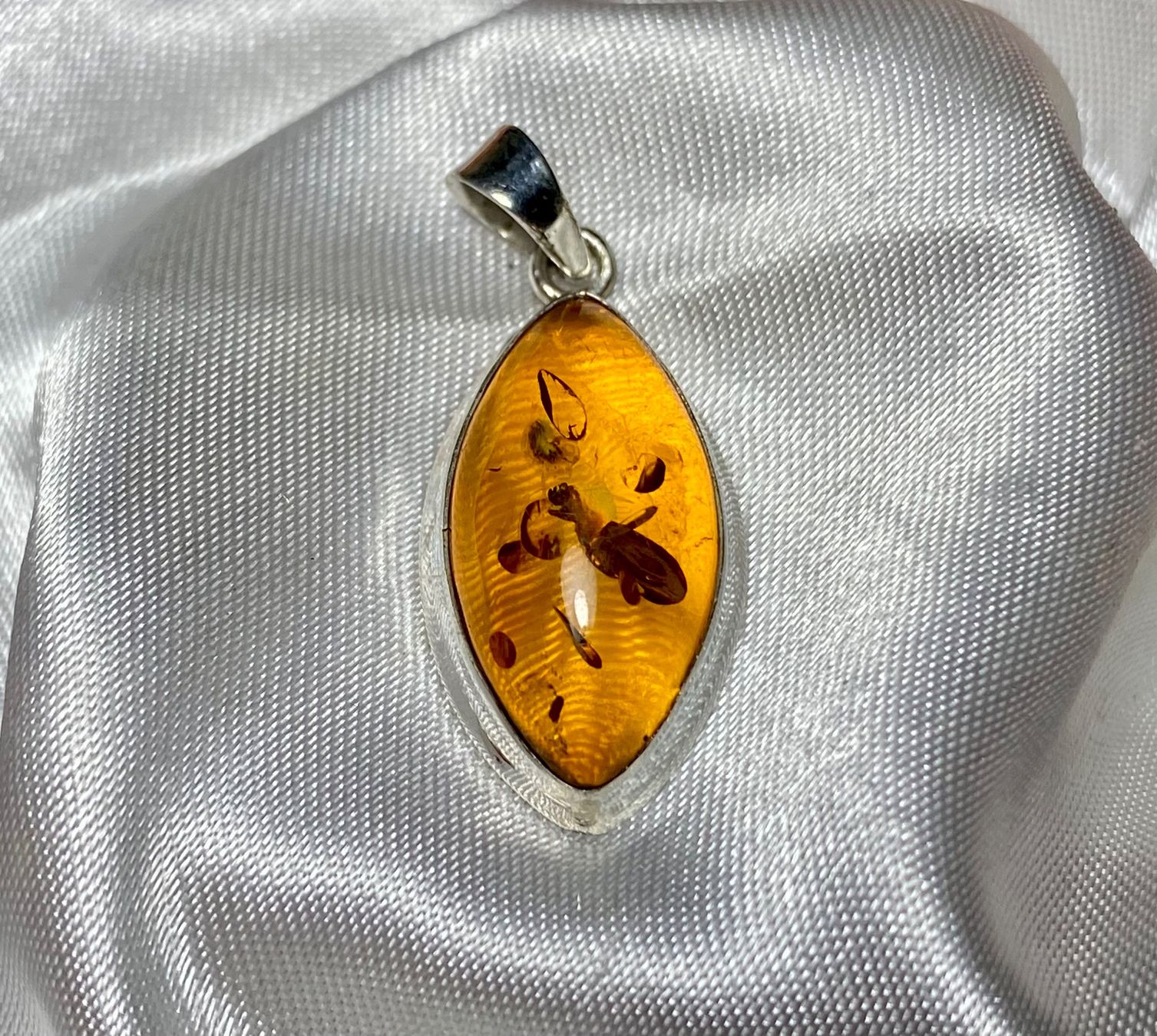 Anhänger: natürlicher Bernstein - 925 Silberanhänger – Neu und originalverpackt aus Laax von Kiki_Kingdom3 5