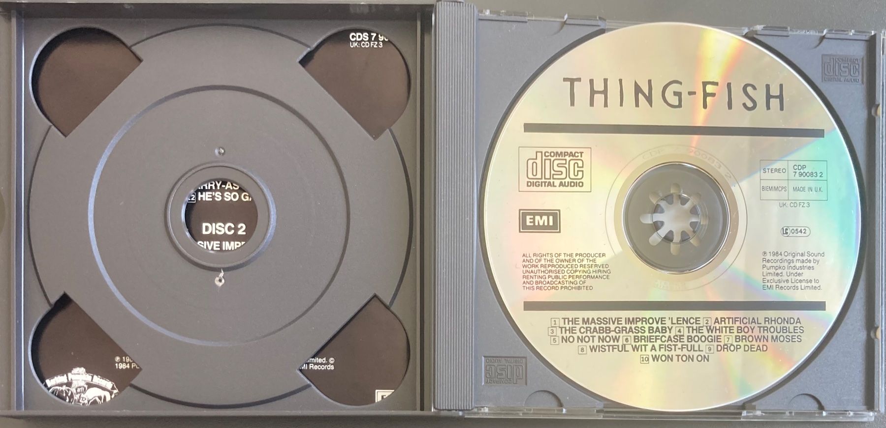 CD: FRANK ZAPPA - THING-FISH – Usato da Poliez-Pittet venduto da Newtown-Records 3
