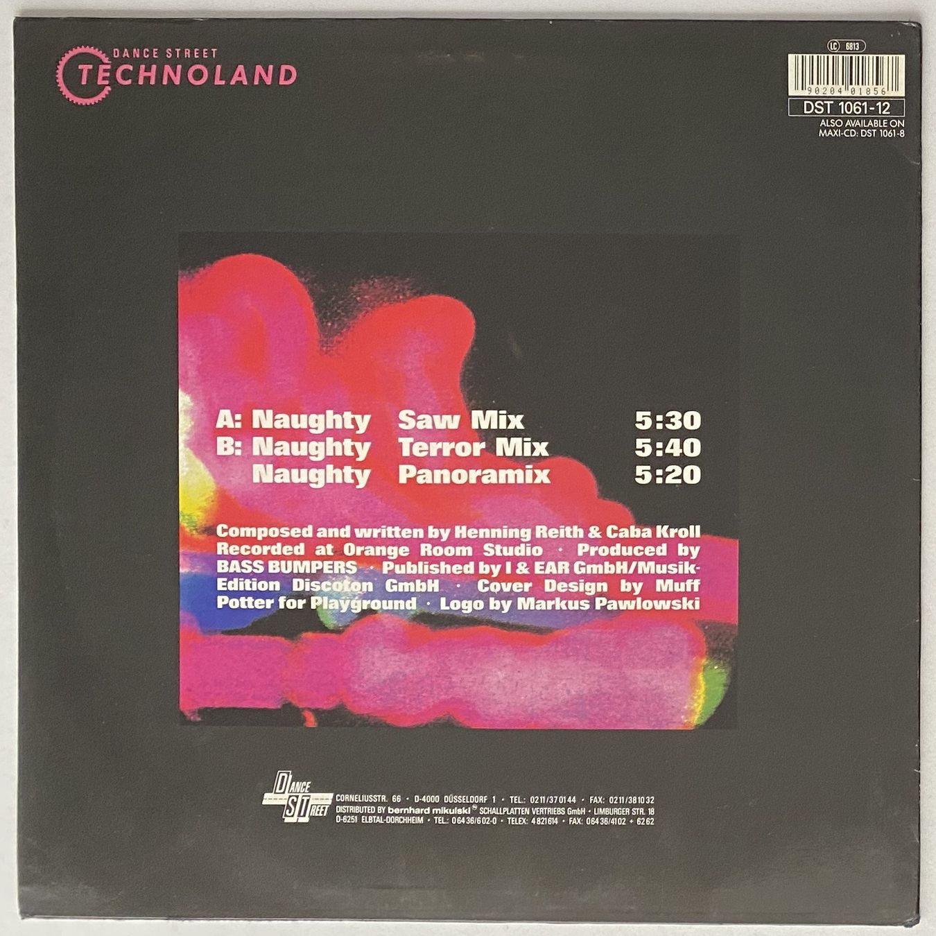 Dischi in vinile: Dangerous Zone, Naughty (Techno, Acid) – Usato da Flums venduto da Empe1 1