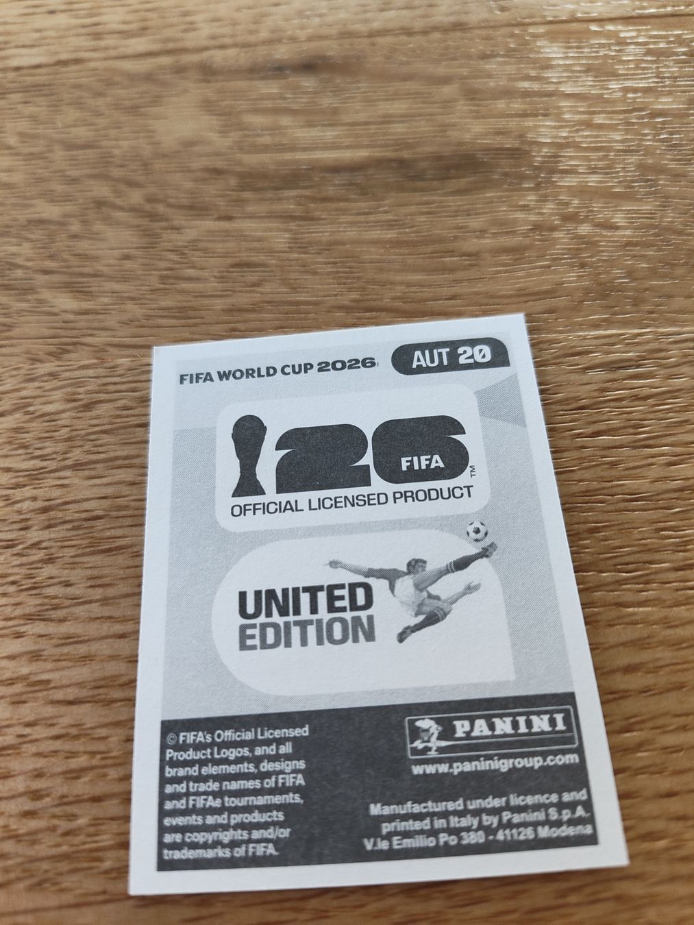 Panini Carte collezionabili: Panini Wm 2026 Aut 20 – Nuovo (secondo la descrizione) da Lieli venduto da Maholo 1