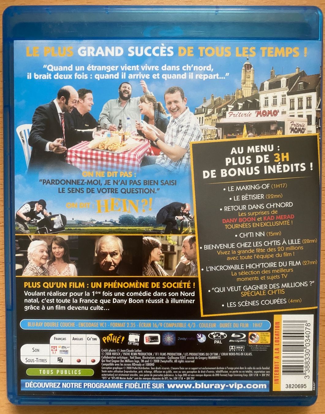 Tutti i DVDs: Bienvenue chez les Ch'tis Blu-ray – Usato da Zürich venduto da Kloeschen78 1