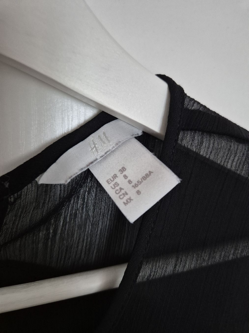 H&M Blusen: Schicke H&M Bluse, Schwarz, Grösse 38 – Gebraucht aus Biberist von pingu_90 2