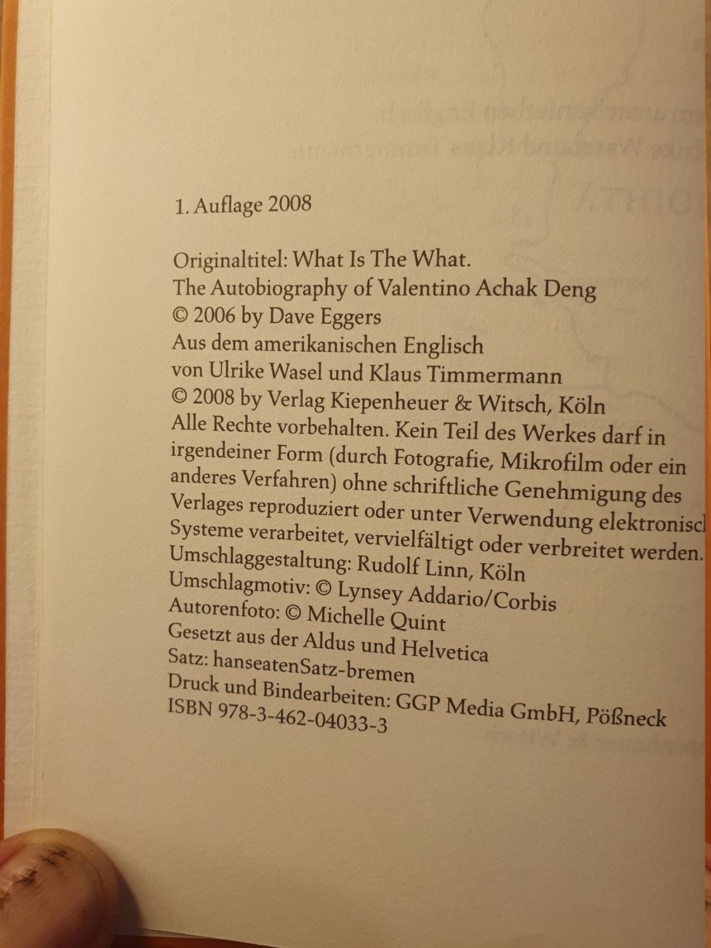Libri: Weit Gegangen - Dave Eggers – Usato da Zürich venduto da loosebone 2