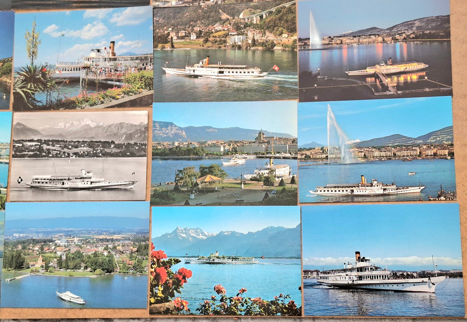 Cartoline postali: 42 Ansichtskarten Schifffahrt CGN Genfersee ungelaufen – Nuovo (secondo la descrizione) da Dietlikon venduto da sparrow10 4
