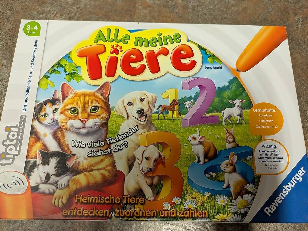 Spiele: Tiptoi Alle meine Tiere  – Gebraucht aus Rothenhausen von sabias5