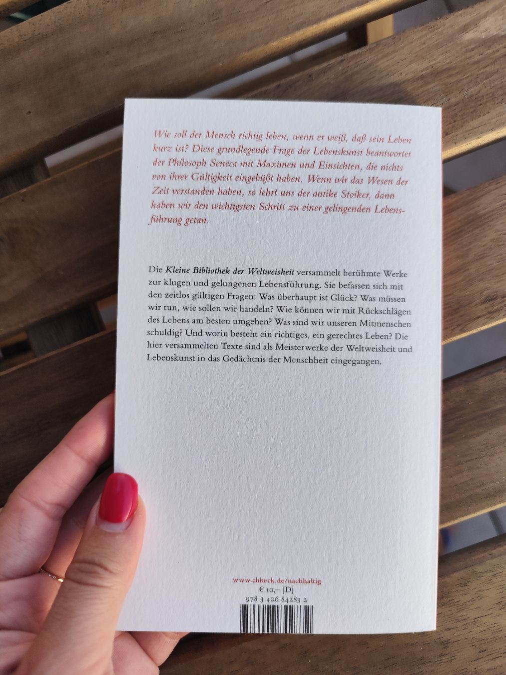 Libri: Seneca Von der Kürze des Lebens  – Usato da Mägenwil venduto da VintageGirly 2