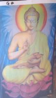 Airbrush Schwarzlicht-Dekotuch ca. 150x220cm, Thai Buddha