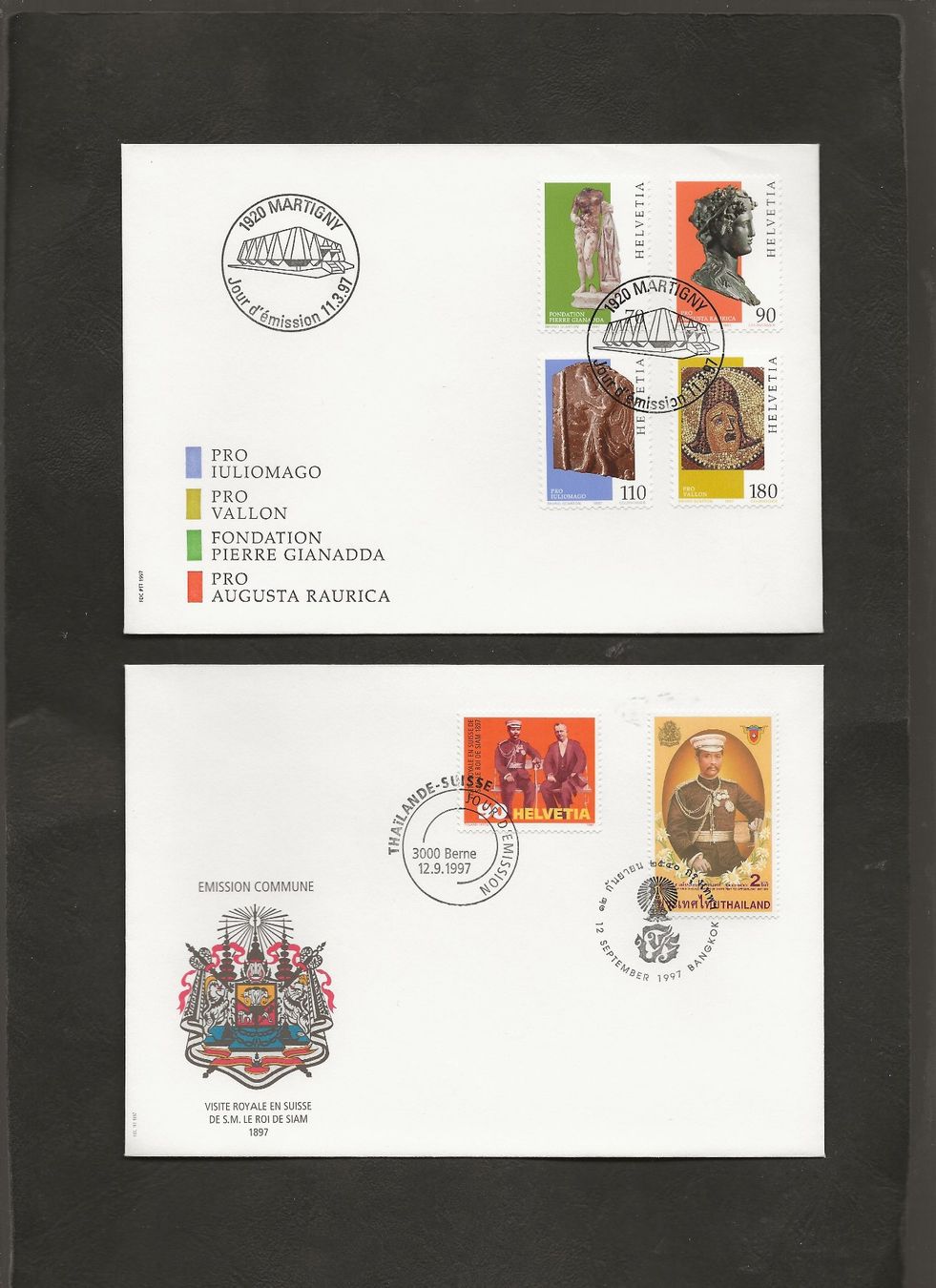 Tutti i francobolli: Schweiz 16 FDC 1992 bis 1999 – Usato da Au ZH venduto da xelagreb01 5