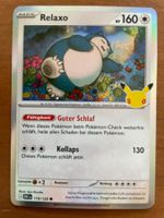 Pokemon Relaxo Holo 30 Jahre (Versand gratis)