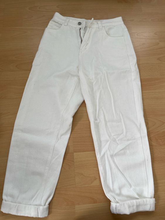 Pantalons: Weisse Jeans, Grösse S – D'occasion à Diepoldsau par Sonne14