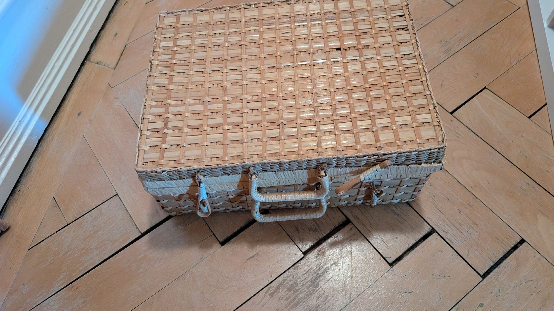 Altro per la casa: Korb Koffer Rattankorb mit Griffen und Deckel – Usato da Rorschach venduto da Obi-Wan85