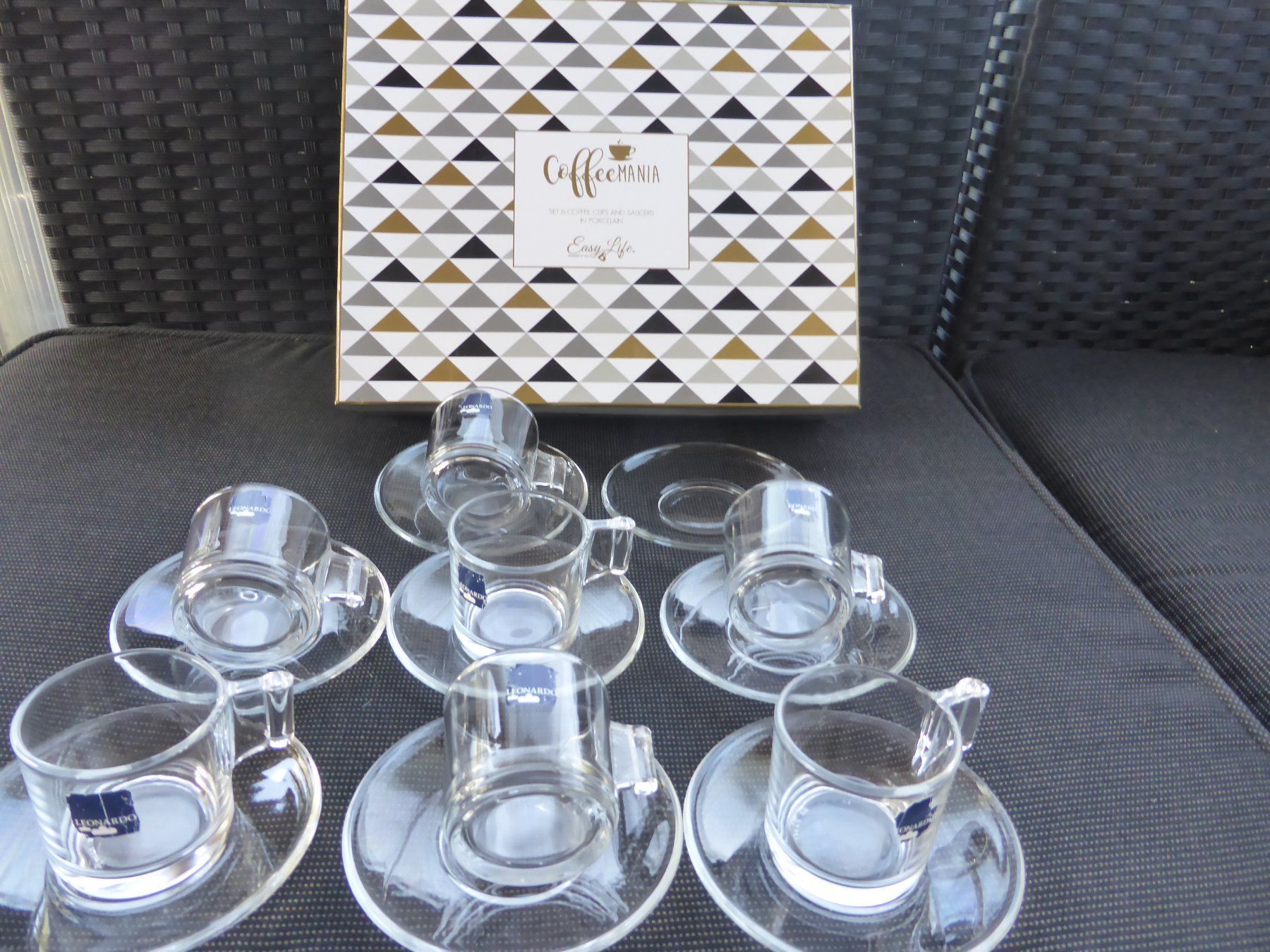 Tassen: Easy Life/Coffee Mania/Espreeso Set/Glas – Gebraucht aus Schübelbach von Dolly990_2