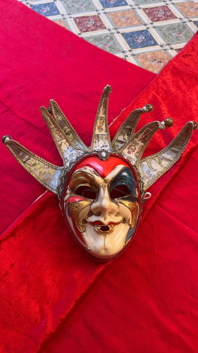 Masques: Maske Jester Venezianisch Dekoration gebraucht – D'occasion à Aathal-Seegräben par ray_x7lz 5