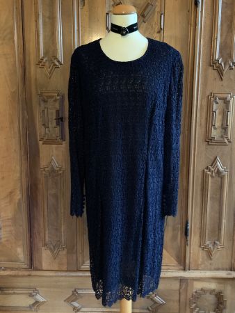 Spitzenkleid / Baumwolle + Seide / Gr. 40DE Zustand: NEU