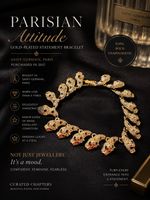 Parisian Gold-Plated Statement Bracelet