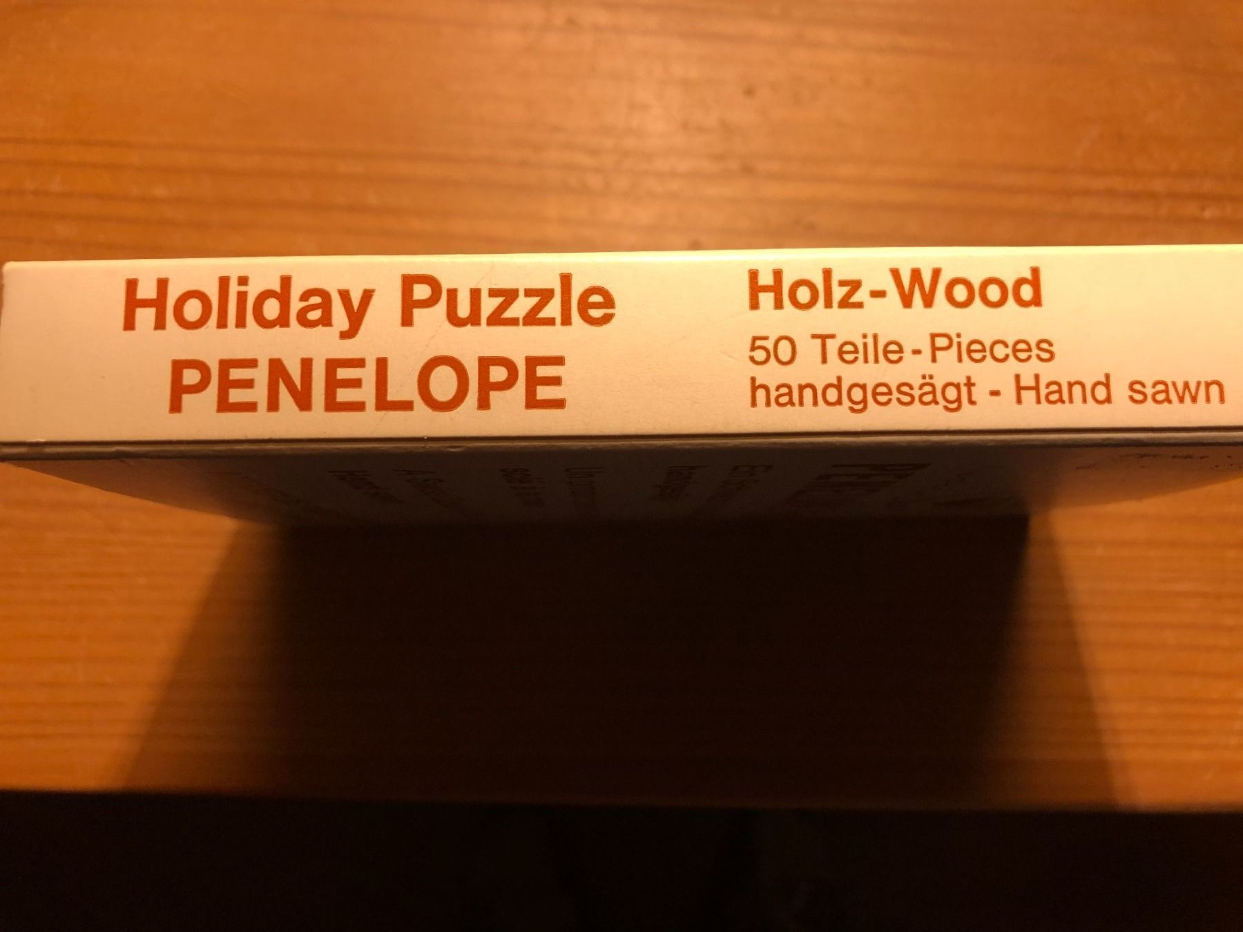 Penelope Puzzle: Penelope Holiday Puzzle Holz 50 Teile – Usato da Hagendorn venduto da Teora66 4