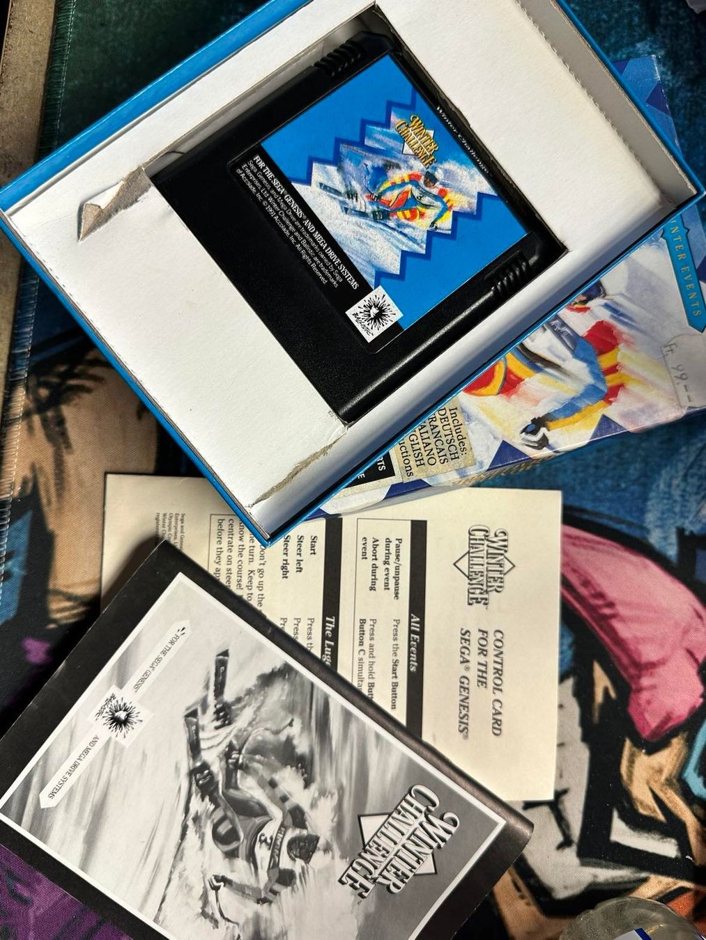 Sega Giochi: Winter Challenge Sega Genesis (Mega Drive) – Usato da Giubiasco venduto da Ticinerd 1