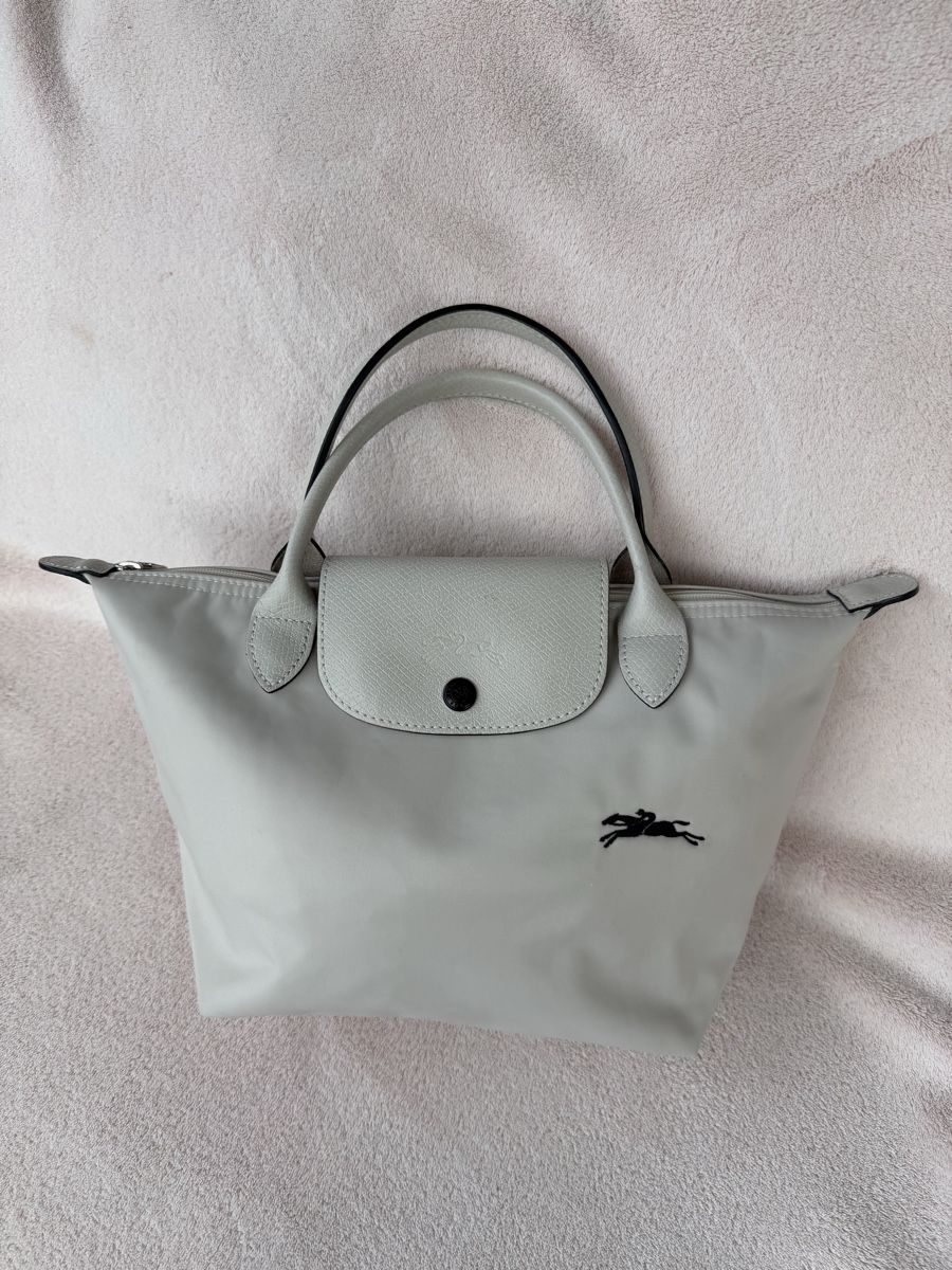 Longchamp Borse da donna: Longchamp Handtasche Le Pliage hellgrau, S – Usato da Zollikon venduto da brownbear1