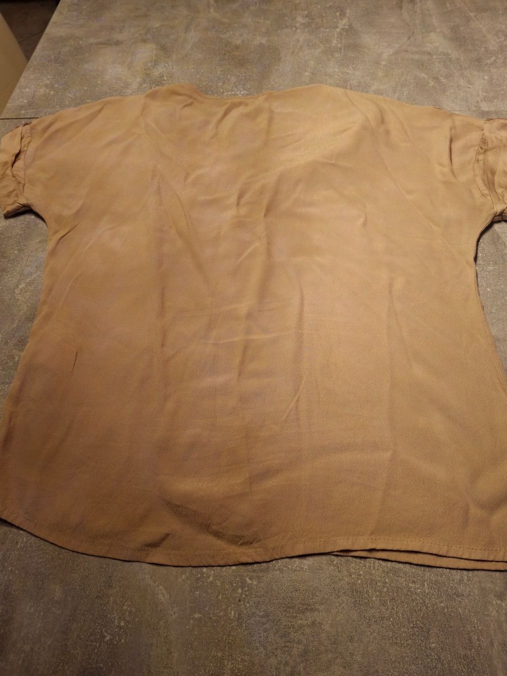 Tops: Haut camel col en V taille M marque Myastreet – Gebraucht aus Villiers von san_jn5w 6
