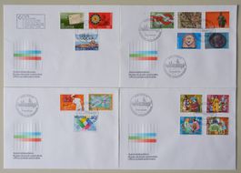 4 Sonderbriefe Automobilpostbüro 1984 und 1986
