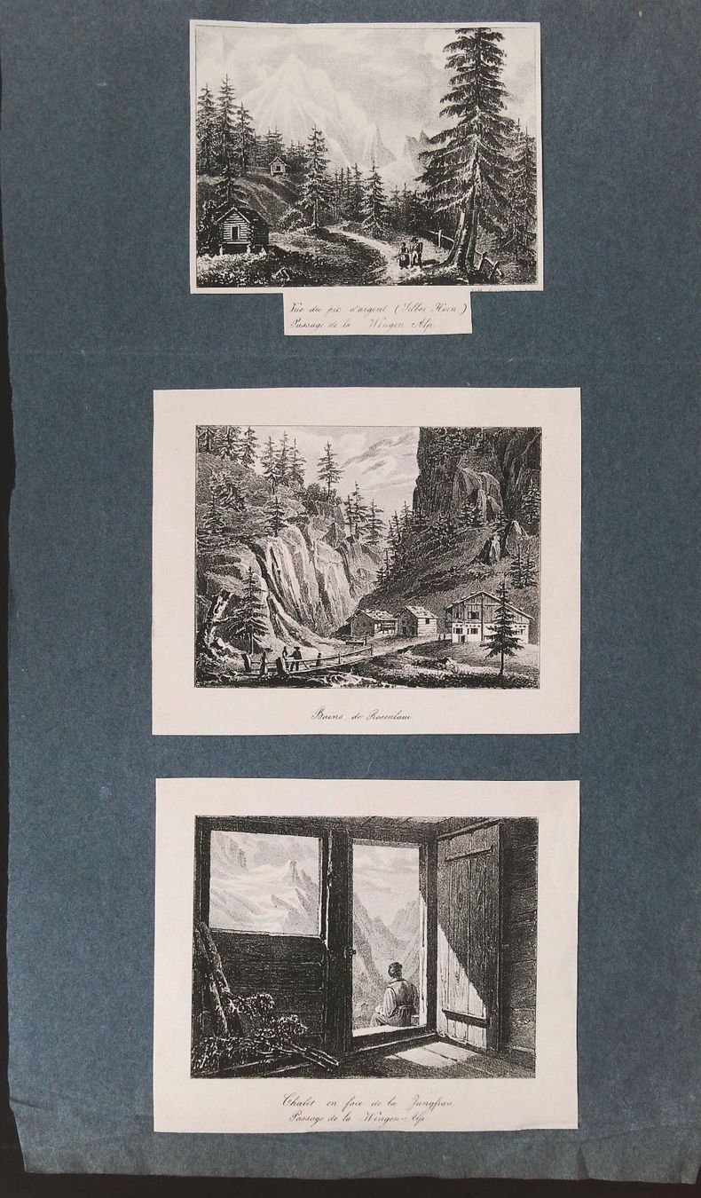 Incisioni: Berner Oberland 12 Lithographien um 1840 – Usato da Rafz venduto da Helvet32 2