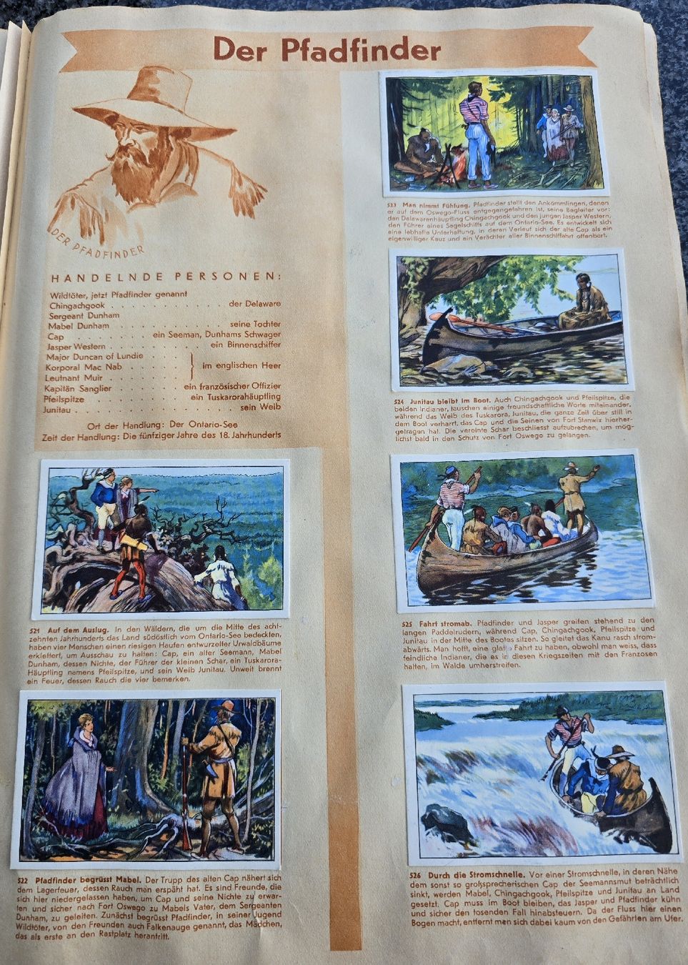 Panini Albums: J.F. Cooper Lederstrumpf  Friedrich Steinfelsseltene Panini – D'occasion à Walkringen par Vanuca 3