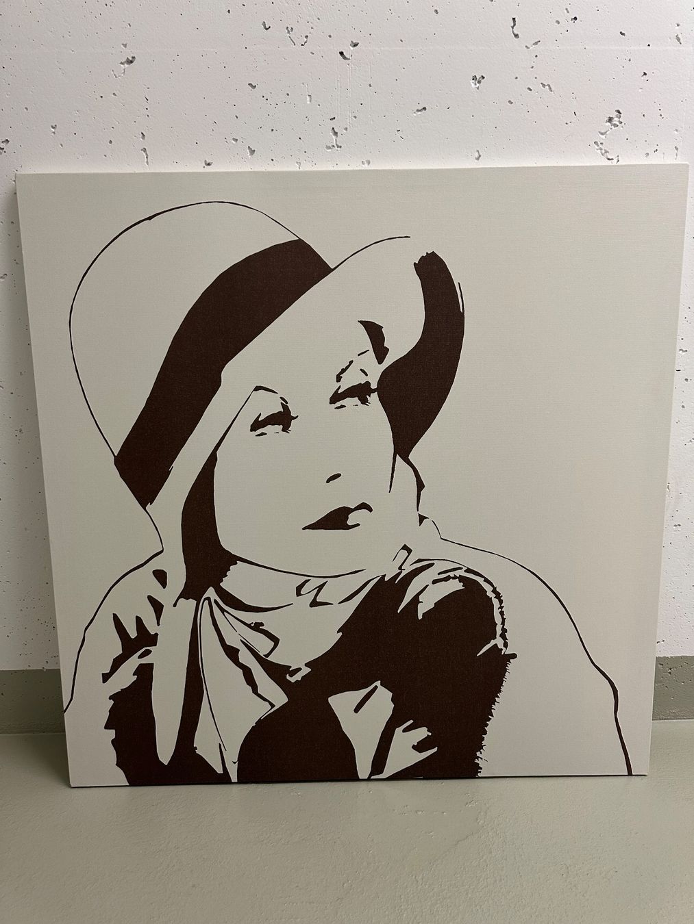 Poster & Bilder: Stilvolles Leinwandbild: Greta Garbo – Gebraucht aus Willisau von mattu02