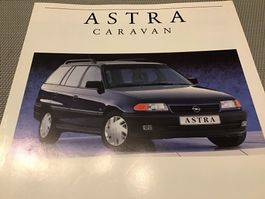 Opel Astra Caravan Verkaufsprospekt 10 Seiten Oktober 1991