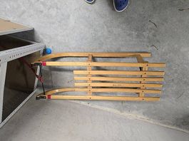 Davoser Holzschlitten / Holzrodel klassisch & stabil