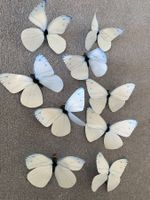 9x Deko Schmetterling mit Klammern zur Befestigung