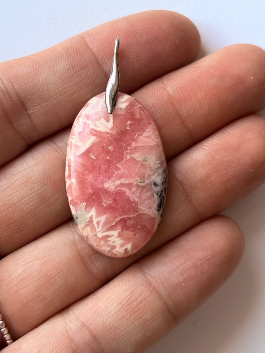 Ciondoli: Pendentif rhodochrosite – Nuovo e nell'imballaggio originale da Le Noirmont venduto da Fanny_