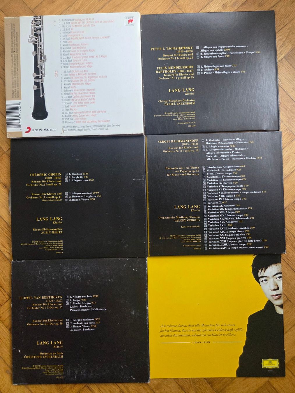 CD: Klassik CDs, Lang Lang u.a. – Usato da Basel venduto da grandfamily 2