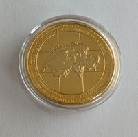 Vergoldete Münze Graubünden