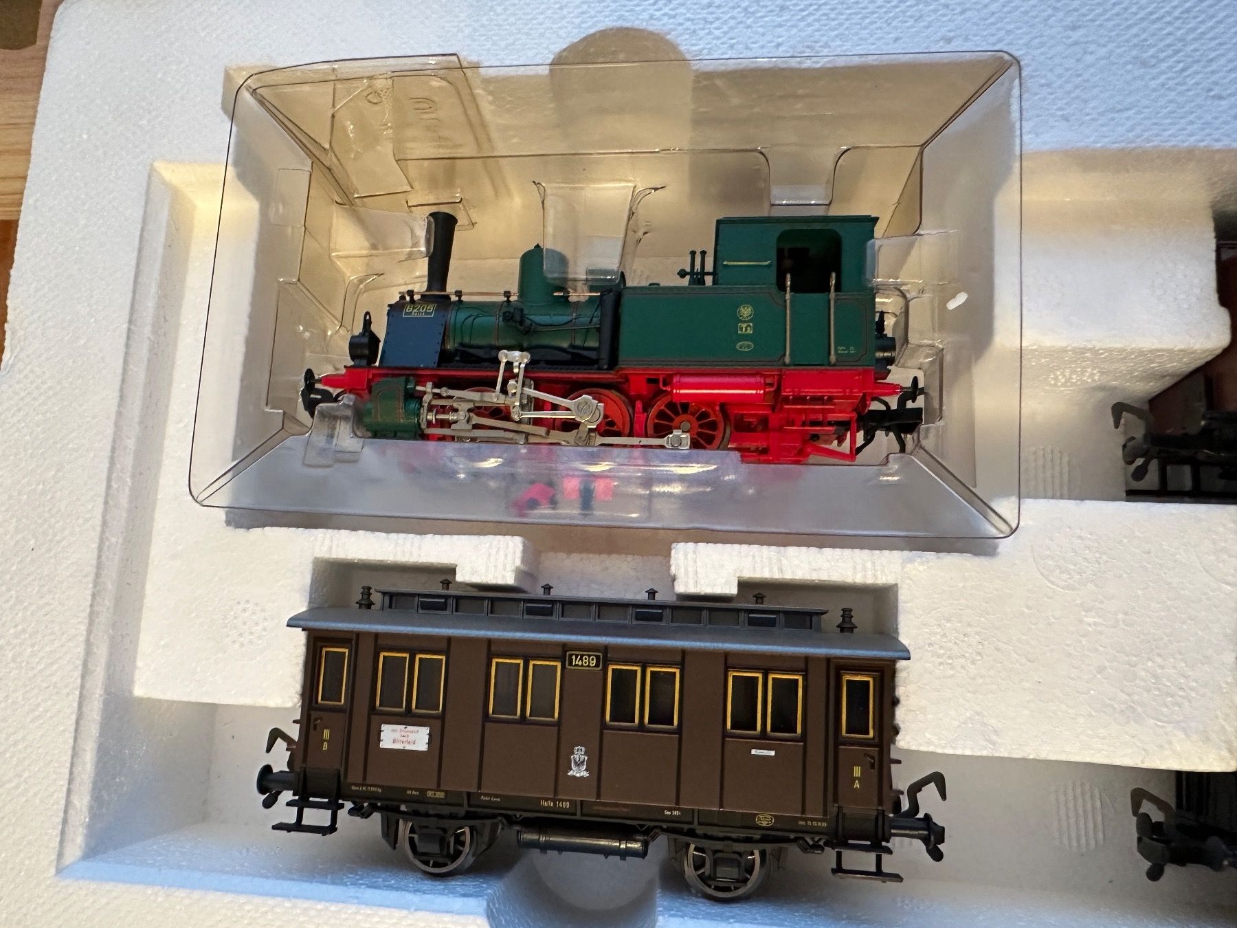 Fleischmann Modellini di ferrovie: Fleischmann Set 4882 -Die alten Preussen – Nuovo e nell'imballaggio originale da Schaffhausen venduto da Danilo-86 2