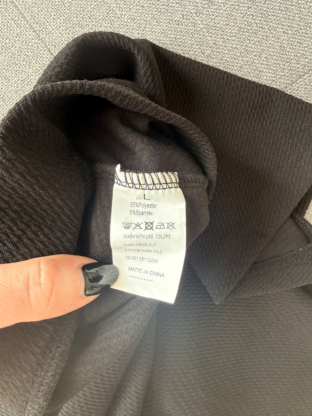 Gonne: Black Stretch Skirt – Size L – Polyester Blend – Nuovo (secondo la descrizione) da Zürich venduto da aar_9mtz 3