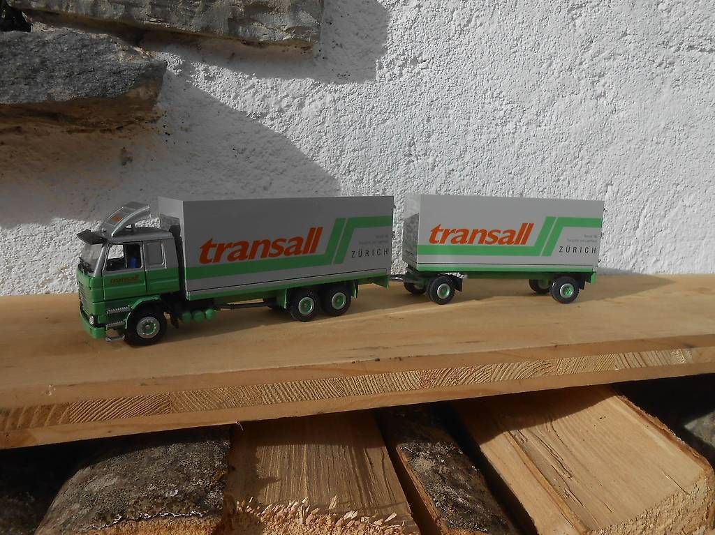 Tekno Kit di modellismo & Modellini statici: Scania 143 Transall Tekno WSI Conrad 1:50 – Nuovo e nell'imballaggio originale da Lessoc venduto da beletteman 1